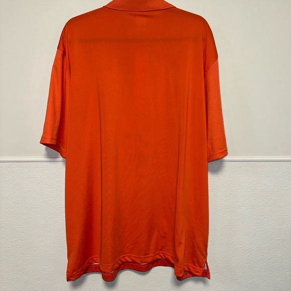 Men's Pro Tour Polo Shirt XXL Orange Red Short Sleeve Golf Casual - Picture 7 of 15